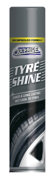 Car Pride Tyre Shine 300ml Aerosol Car Pride Tyre Shine 300ml Aerosol